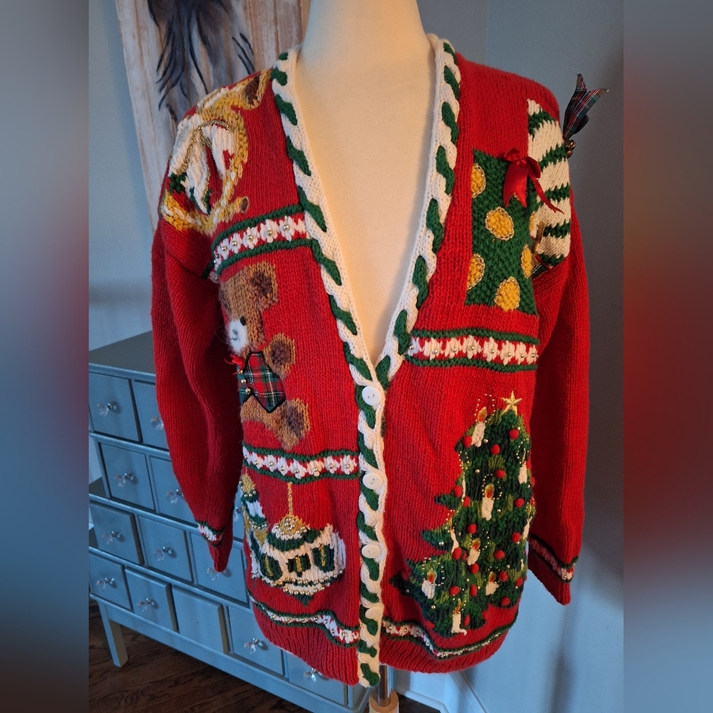 Vintage Marisa Christina Classics Christmas Collection 1992 Sweater